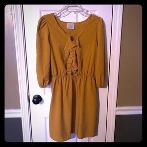 Golden rod dress